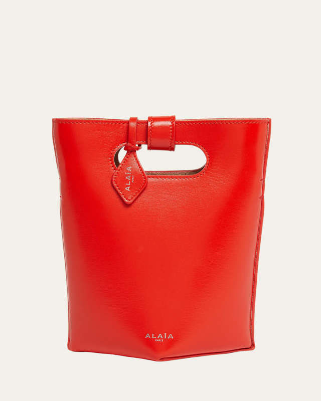 Folded Small Bag in Leather