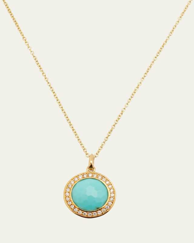 18K Lollipop Mini Pendant Necklace