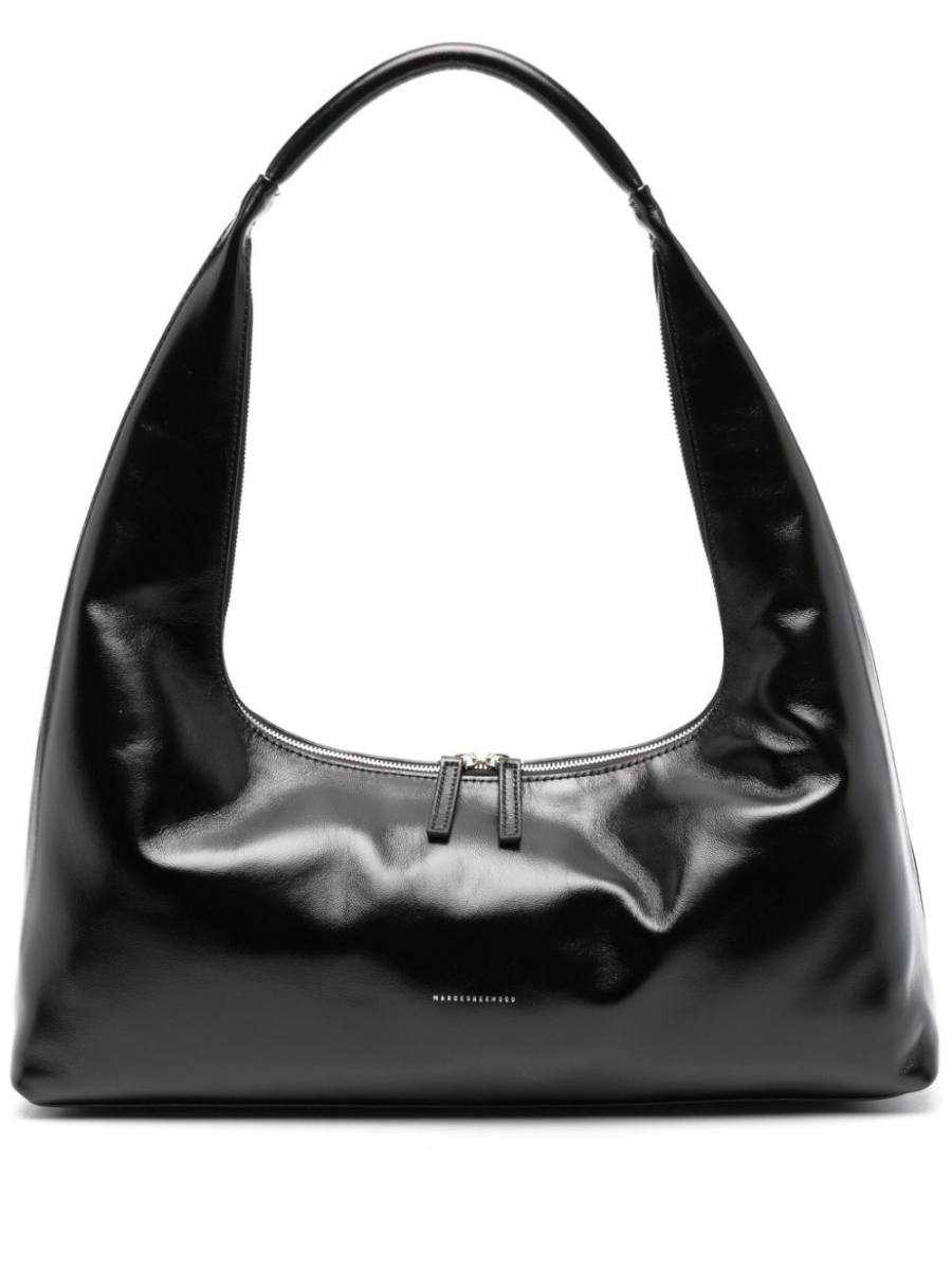 large leather shoulder bag