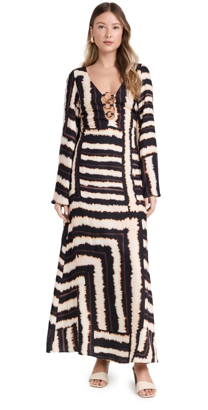 Seven Wonders Azure Maxi Dress Norla Print