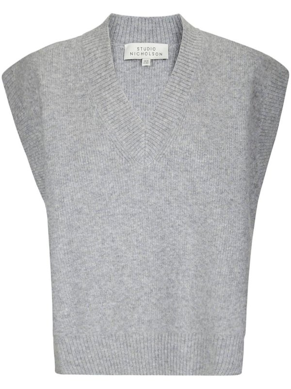 Poross knitted top