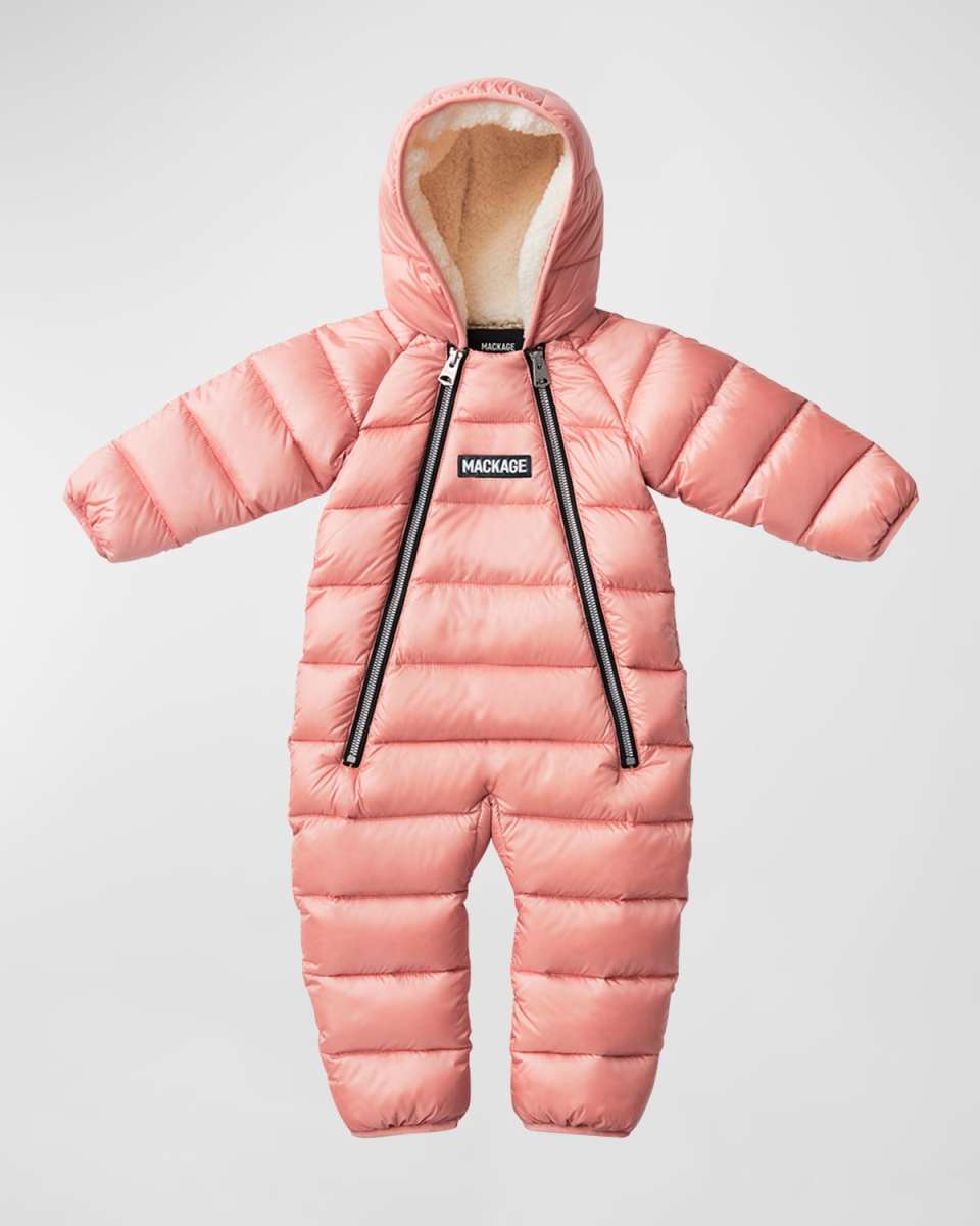 Kid's Bambi Recycled Quilted Snowsuit, Size 6M-24