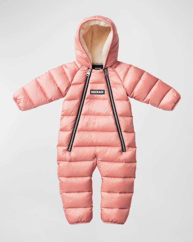 Kid's Bambi Recycled Quilted Snowsuit, Size 6M-24