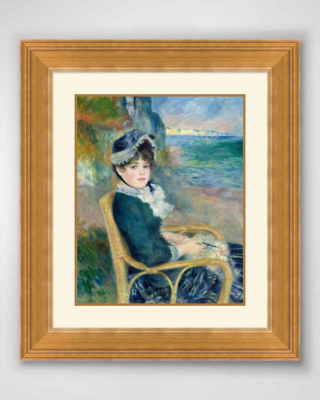 "Seated by the Seashore" Giclee