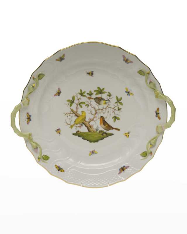 Rothschild Bird Chop Plate with Handles