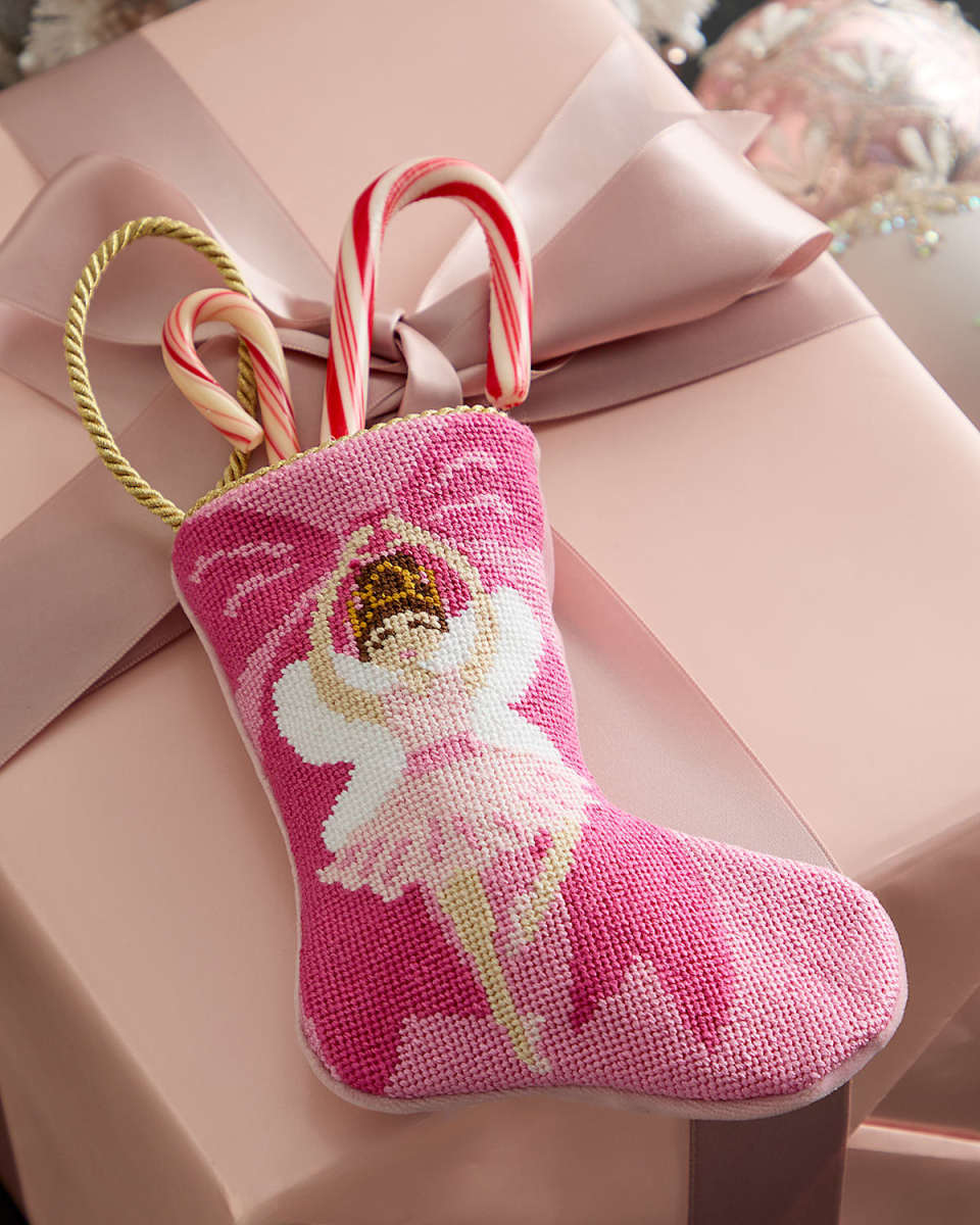 "The Brianna White Ballerina" Mini Bauble Stocking