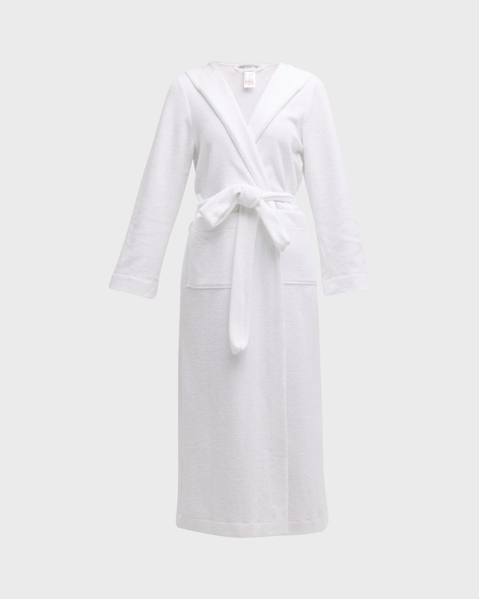 Hooded Plush Long Robe