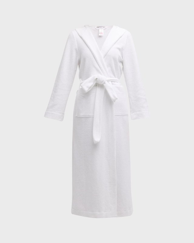 Hooded Plush Long Robe