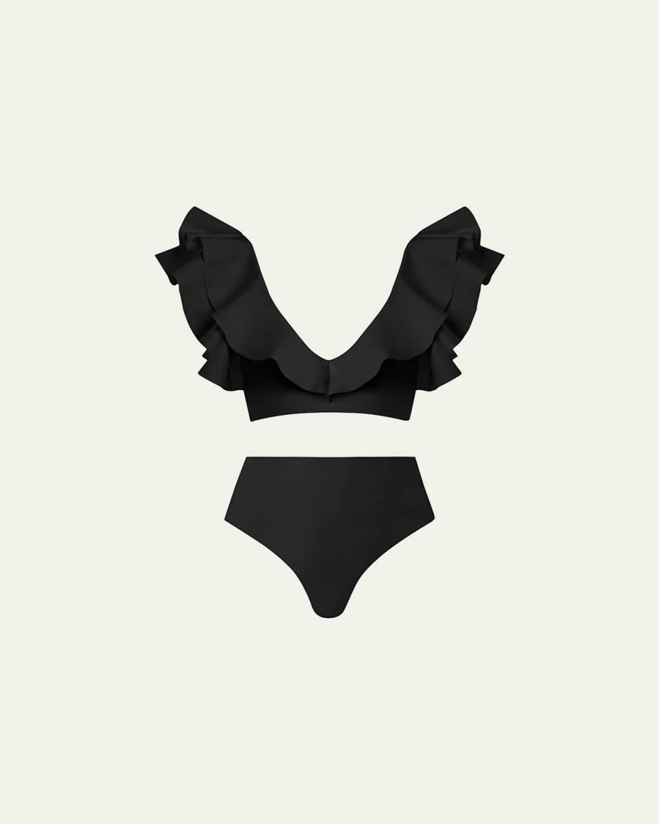 Mila Ruffle Two-Piece Bikini Set