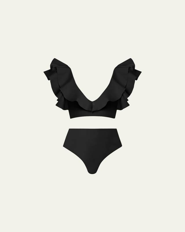 Mila Ruffle Two-Piece Bikini Set