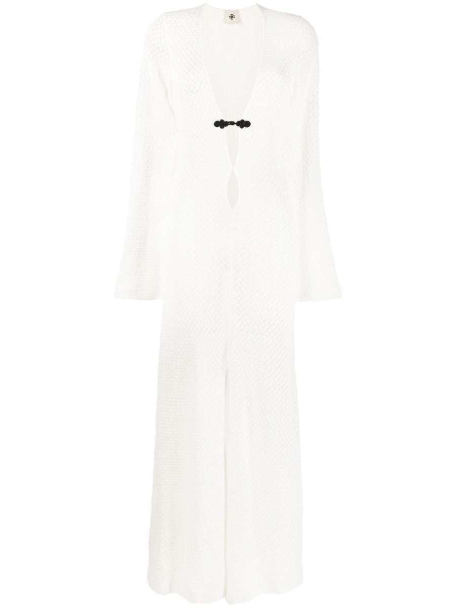 Tanzania pointelle maxi dress