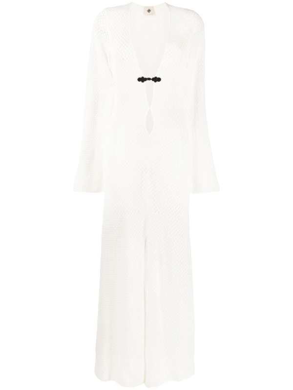 Tanzania pointelle maxi dress