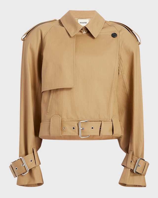 Hammond Cropped Belted Jacket