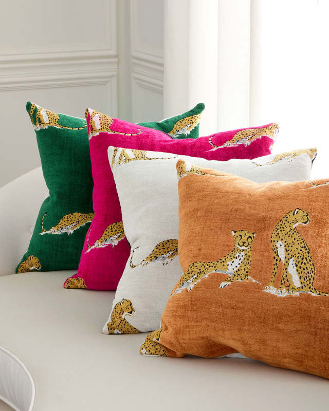 Big Iris Decorative Pillow, 24" Square