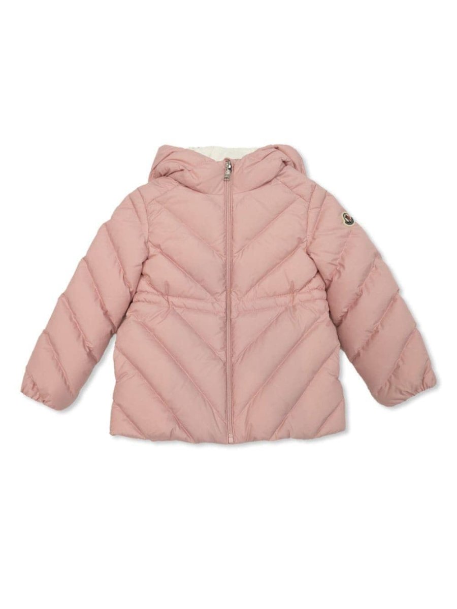 logo-patch padded jacke