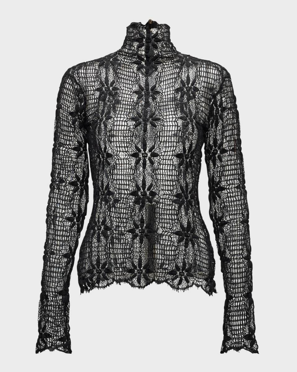 Amal Knit Turtleneck Top