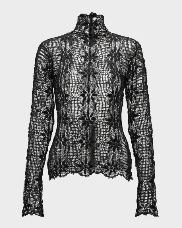 Amal Knit Turtleneck Top