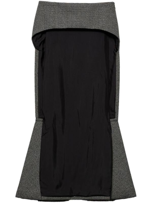 Prince-of-Wales pattern skirt
