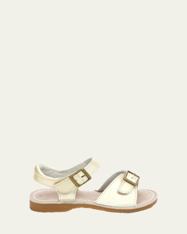 Girl's Olivia Leather Buckle Sandals, Baby/Toddler/Kids