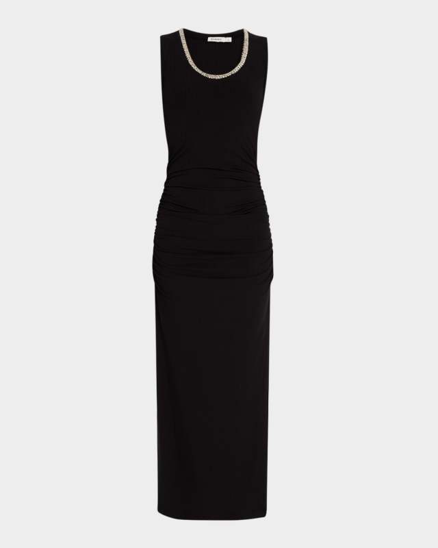 Fiamma Embellished Midi Tank Dress