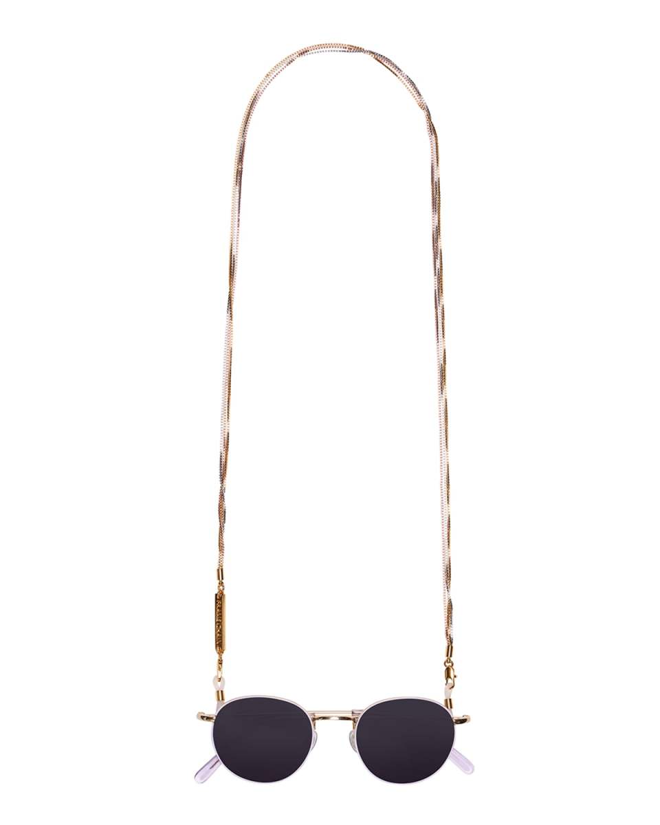 Tricolor Metal Chain, 26.4"L
