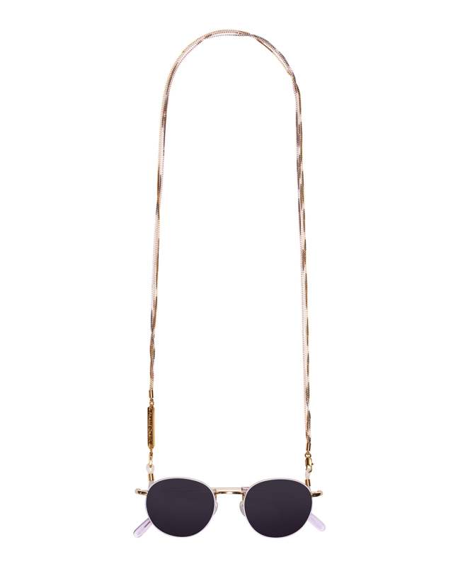 Tricolor Metal Chain, 26.4"L