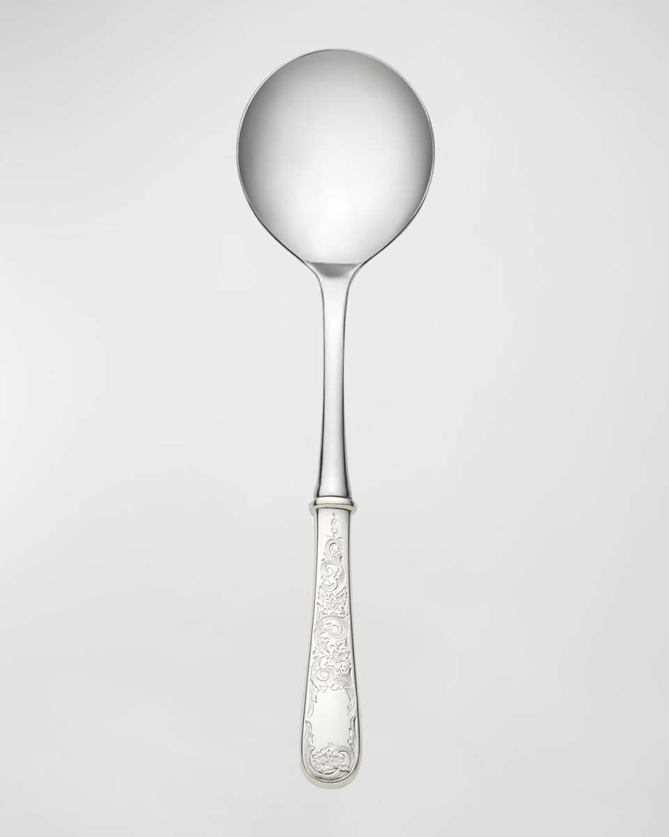 Old Maryland Engraved Salad Serving Spoon, Hollow Handle