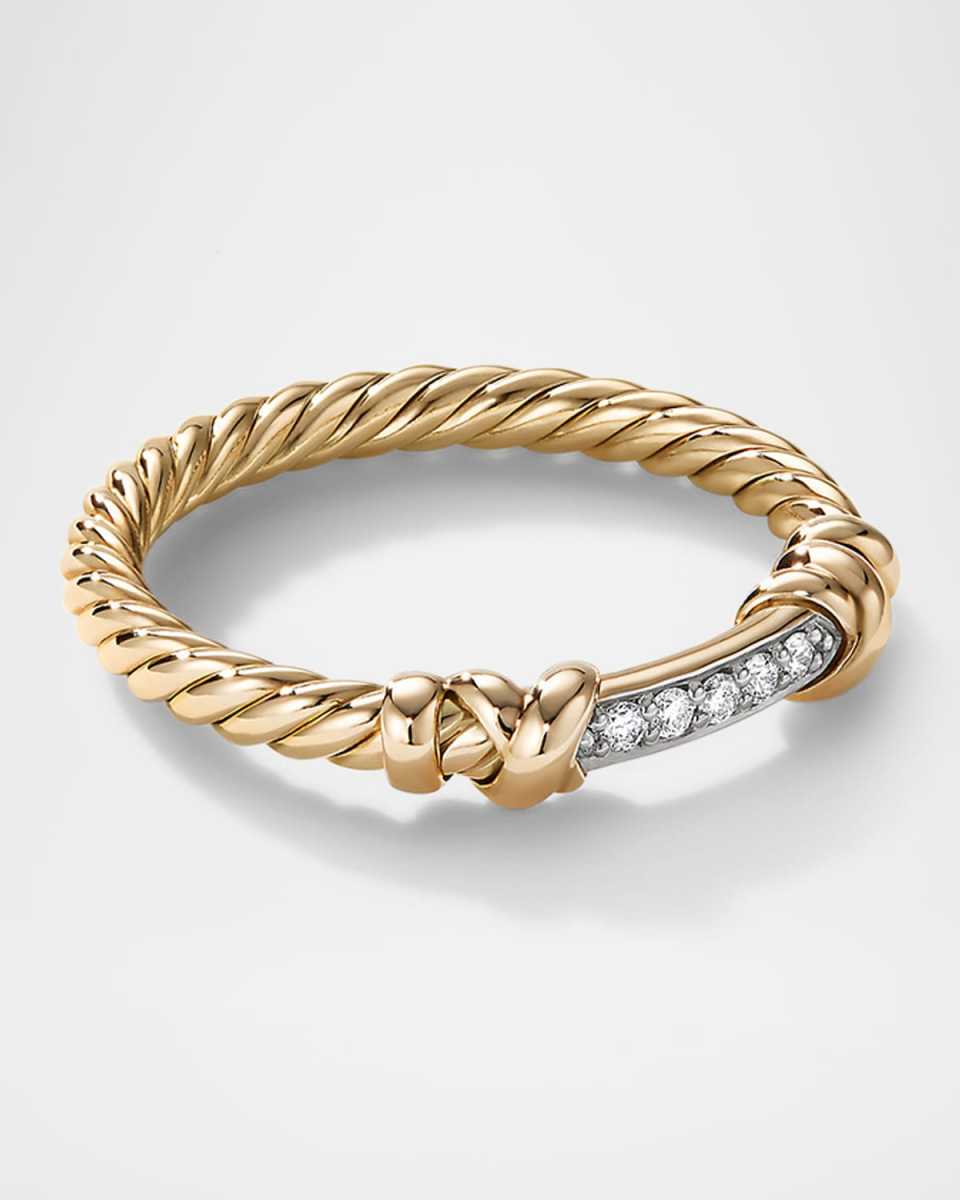 Petite Helena Wrap Band Ring, 4mm