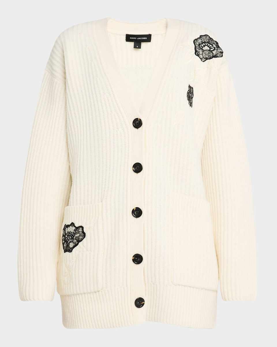 Lace Applique Cardigan