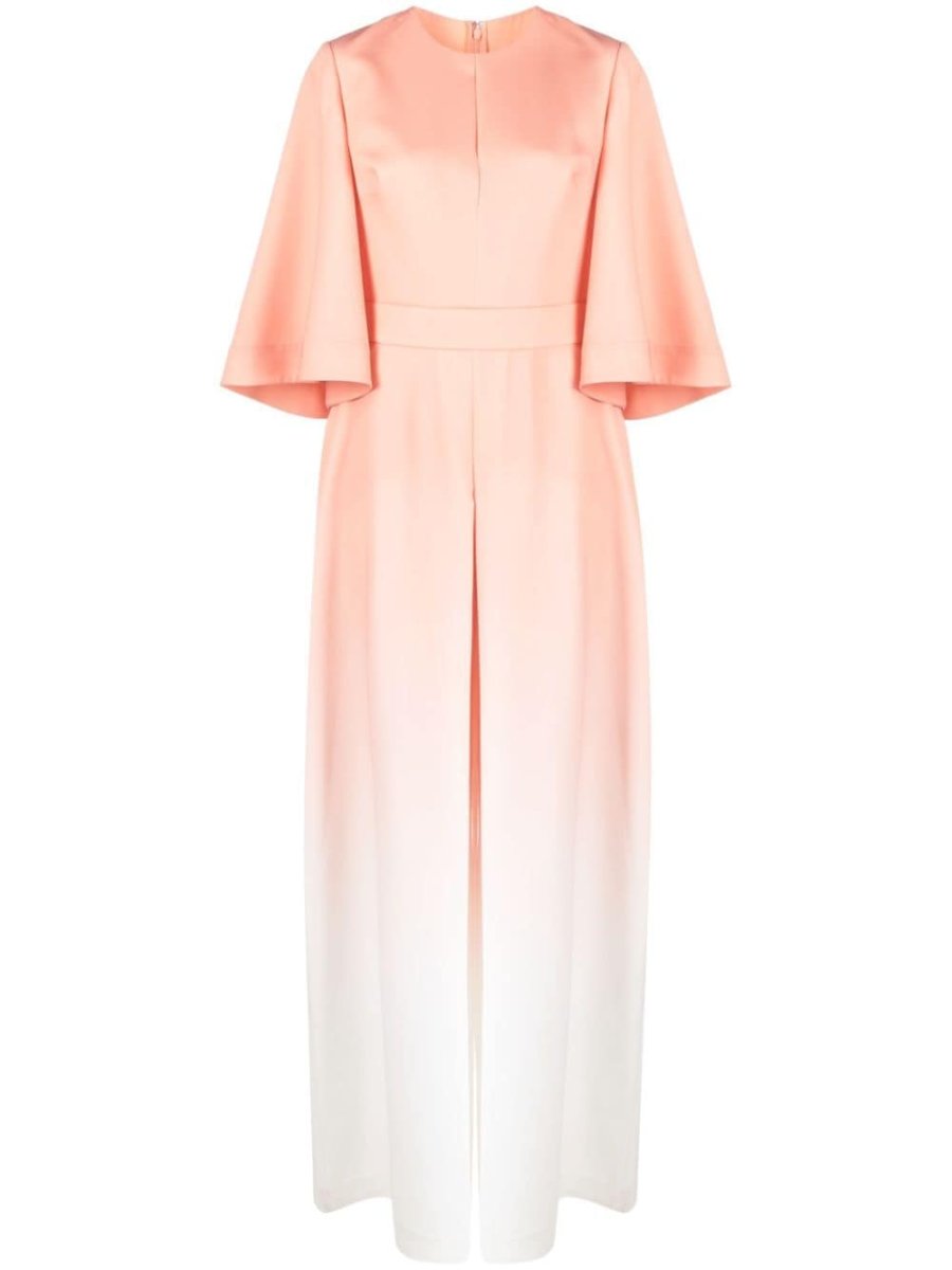gradient-effect silk jumpsuit