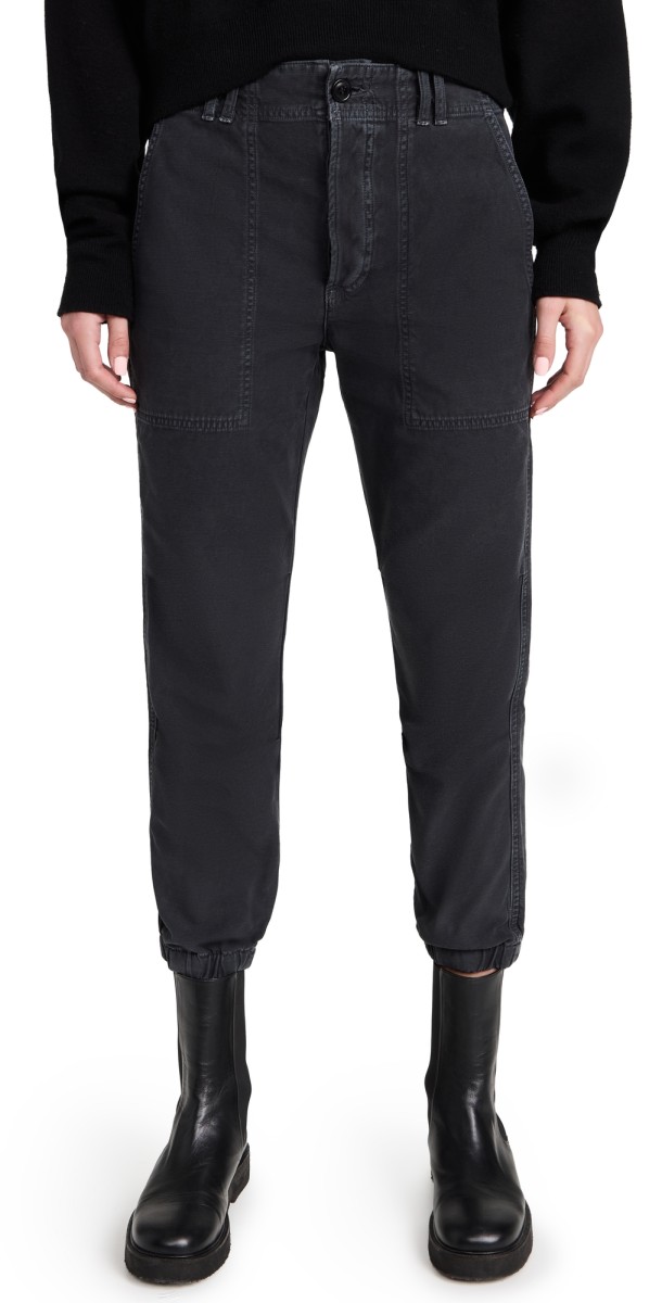 Citizens of Humanity Agni Utility Trousers Washed Black