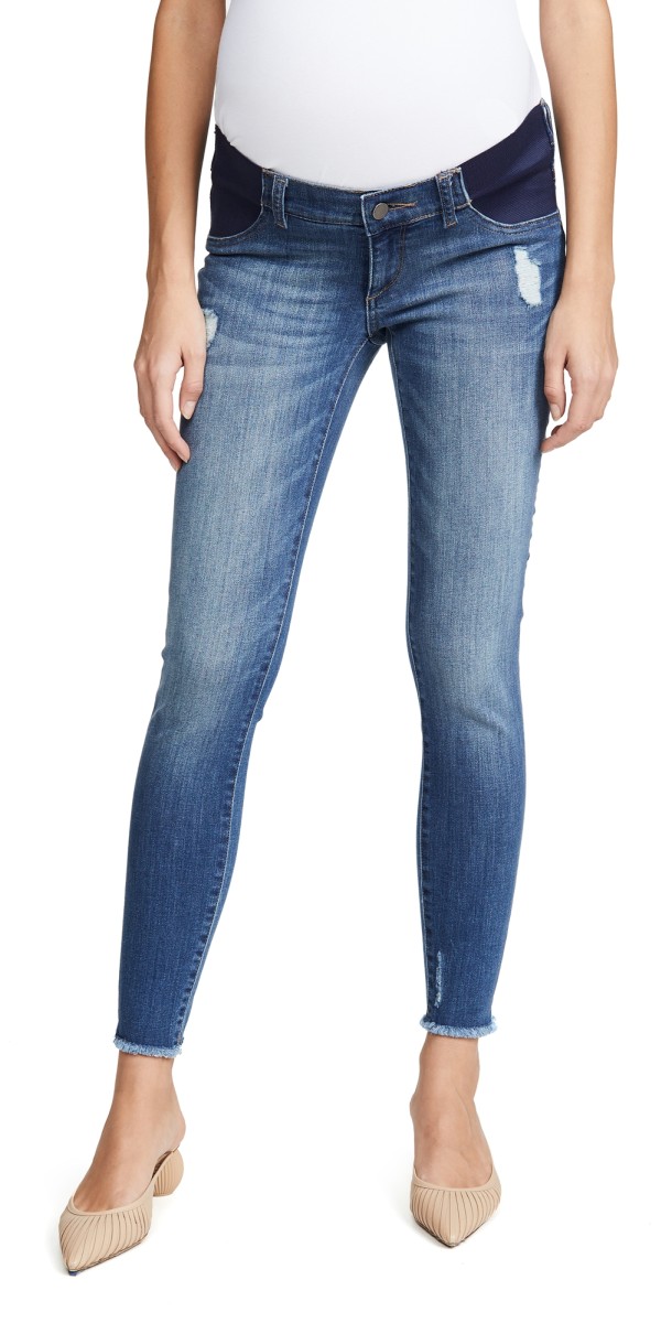 DL1961 Emma Power Legging Skinny Maternity Jeans Strobe