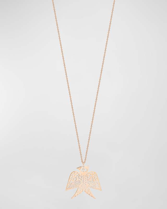 Georgia on Chain 18K Rose Gold Necklace