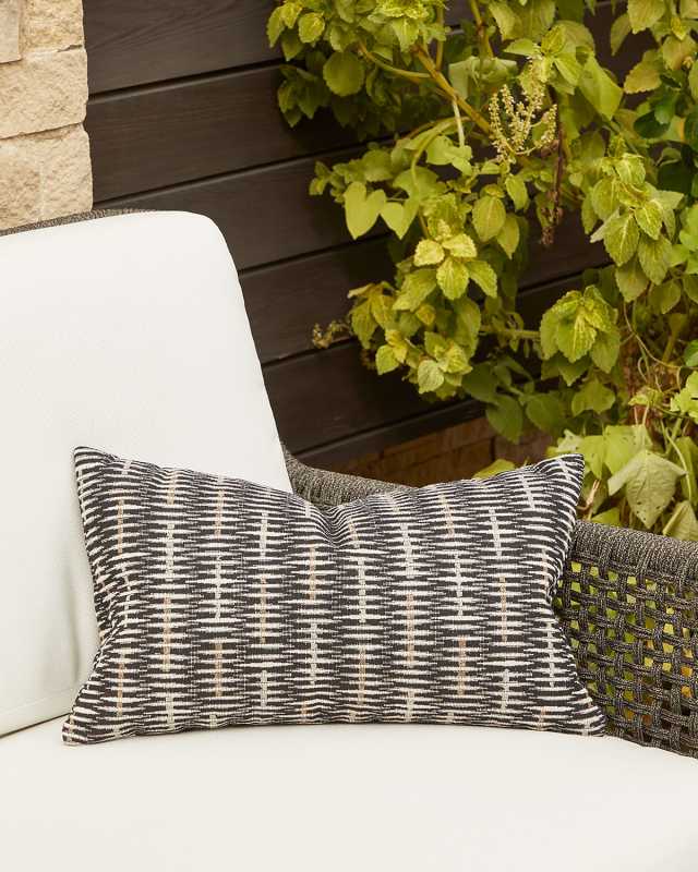 Intertwine Lumbar Decorative Pillow, 12" x 20"