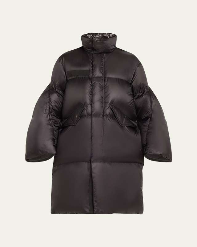 Oversized Sleeve Puffer Coat