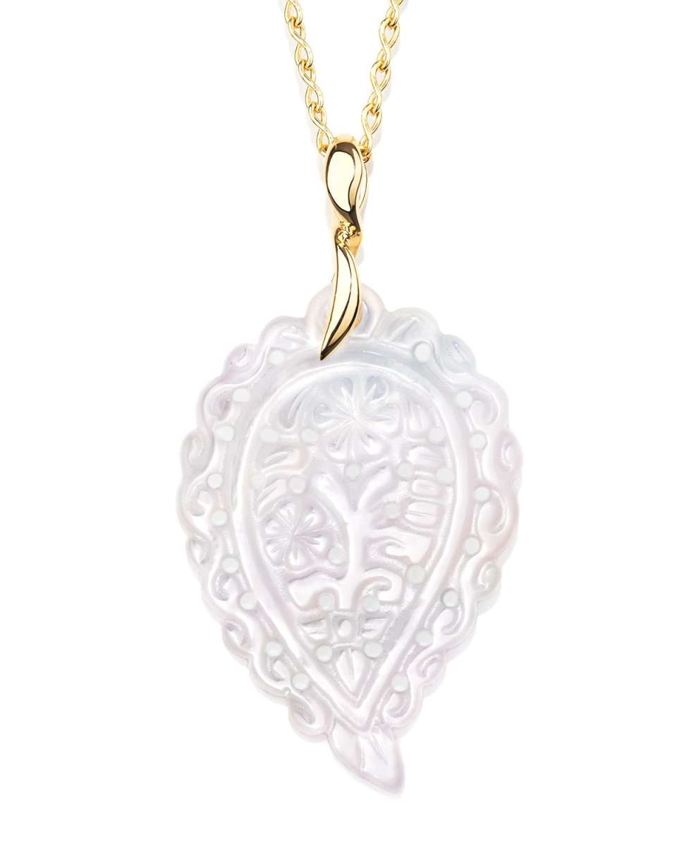 India Medium Leaf Pendant