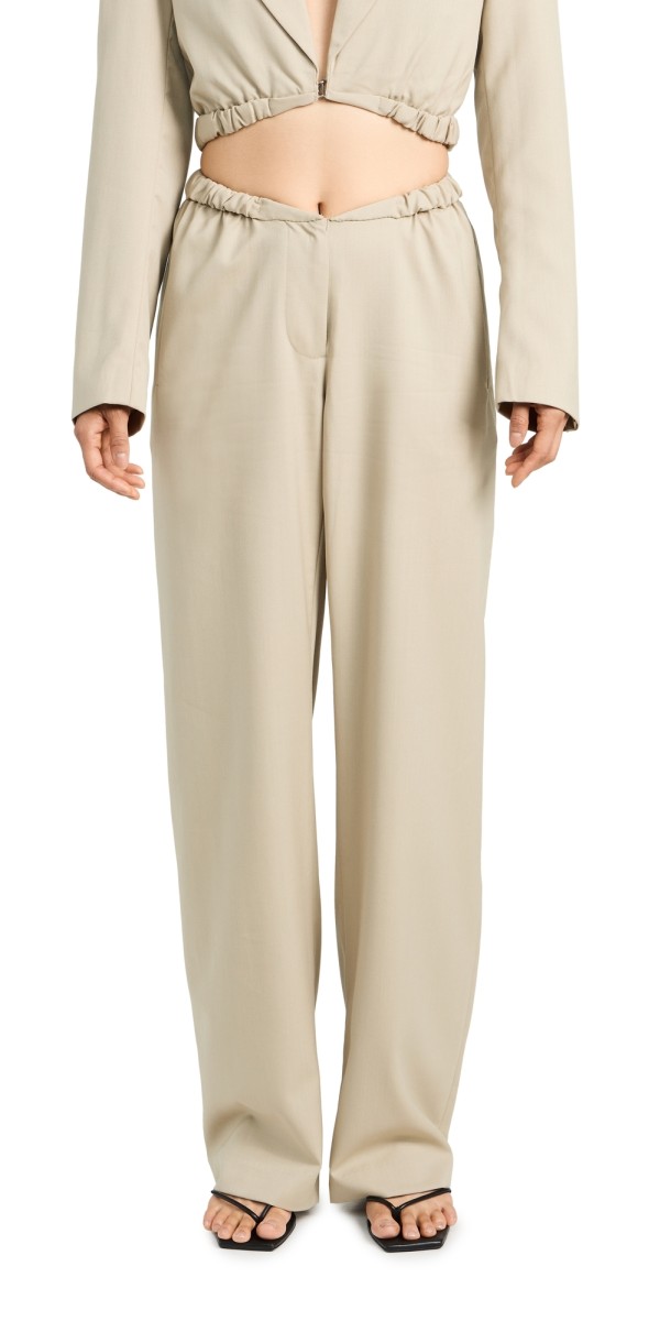 Christopher Esber Contorta Trousers Putty