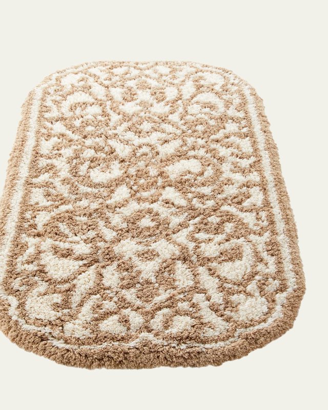 Damask Bath Rug