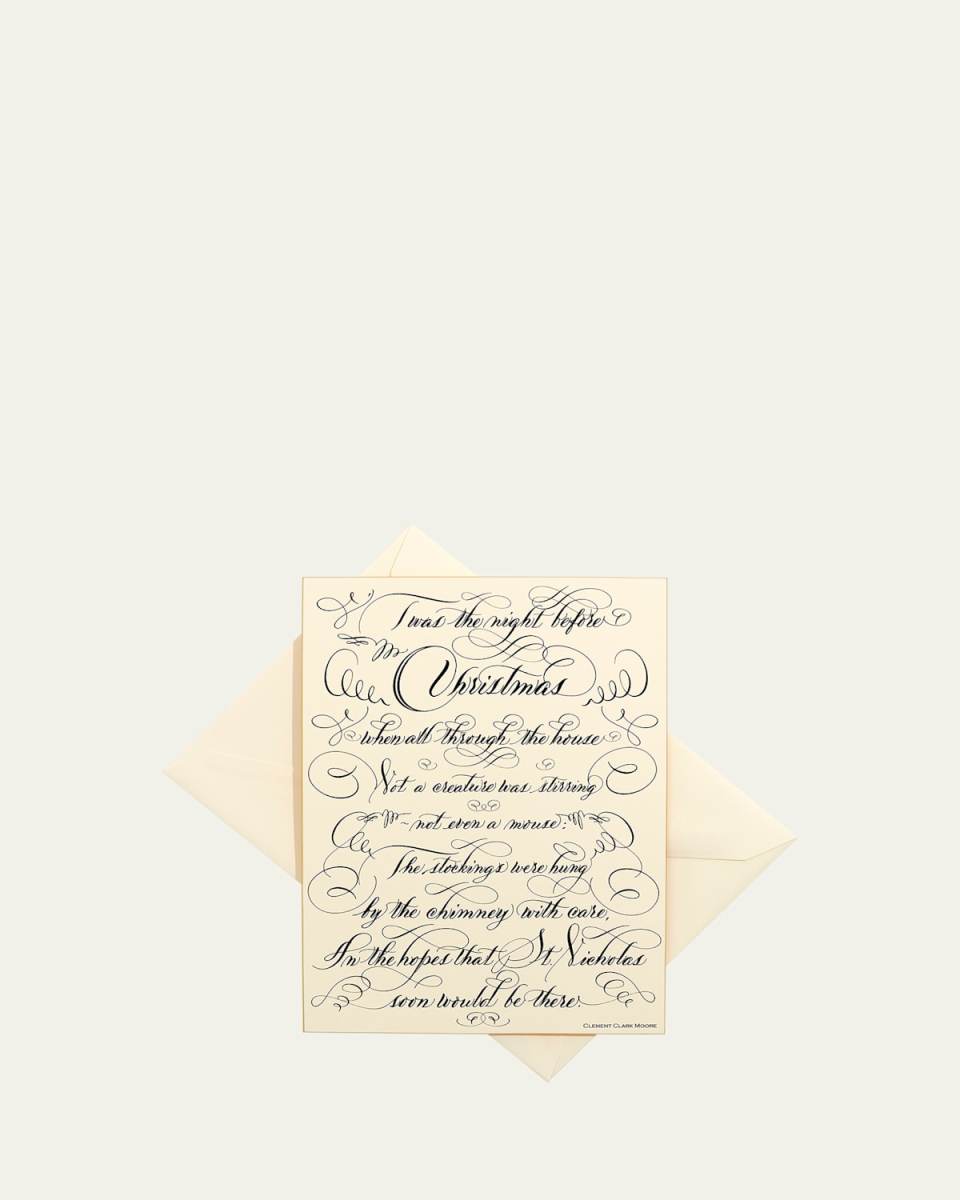 'Twas The Night Folder Card