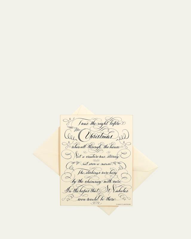'Twas The Night Folder Card