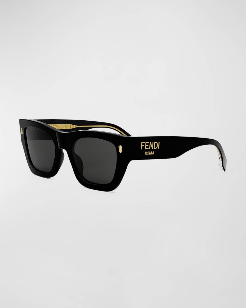 Fendi Roma Square Acetate Sunglasses