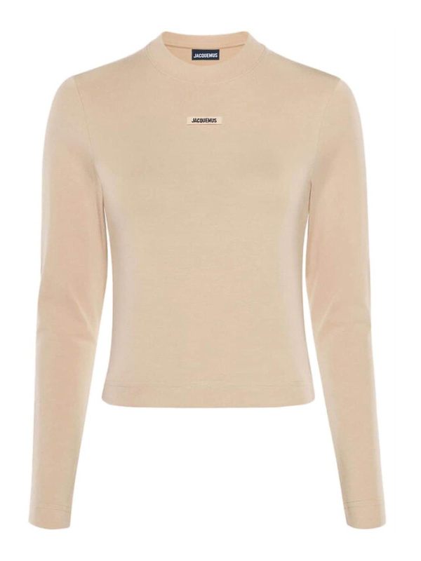 Jacquemus Pull Col Rond - Beige