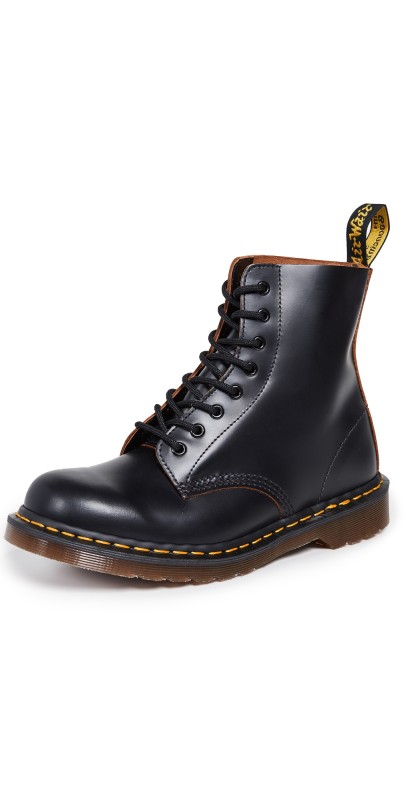 Dr. Martens 1460 Vintage 8 Eye Unisex Boots Black