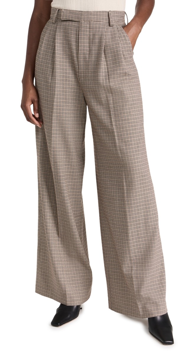 ASTR the Label Milani Pants Black Brown Multi
