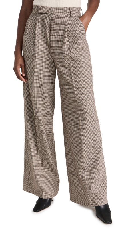 ASTR the Label Milani Pants Black Brown Multi