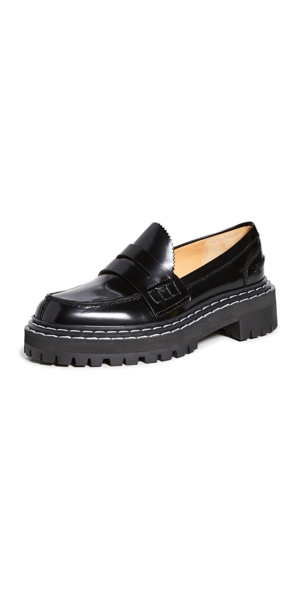Proenza Schouler Lug Sole Loafers Black