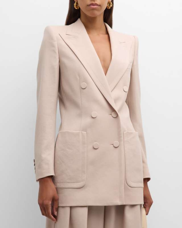 Bymees Double-Breasted Wool Jacket