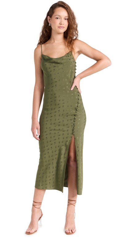 Veronica Beard Chapel Dress BRIGHT ARMY