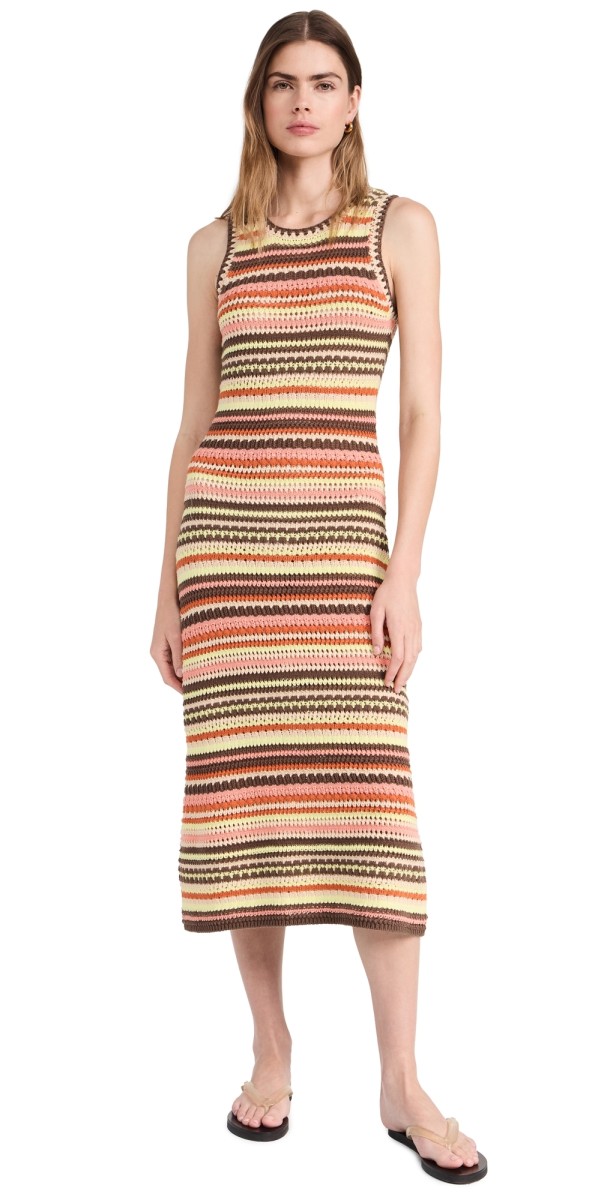 RAILS Coco Dress Tropical Crochet