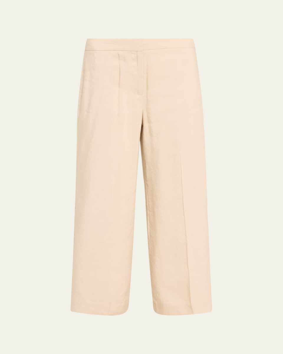 Brent Cropped Straight-Leg Pants